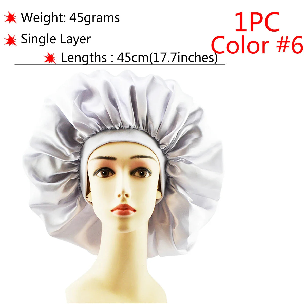 Adjustable Satin Sleep Bonnet-23