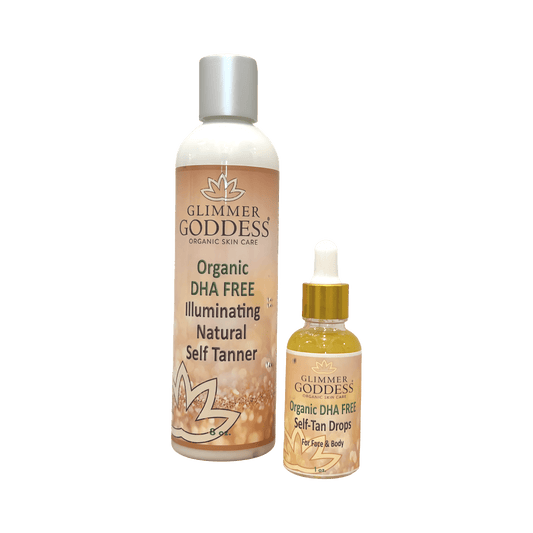 DHA-Free Self Tanner + DHA-Free Self Tanner Drops Bundle-0