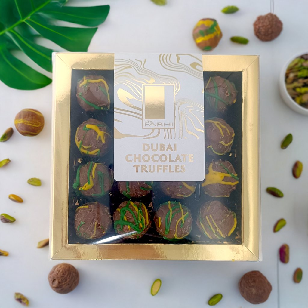 Dubai Chocolate Truffles in Luxury Gift Box, 192g-3